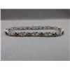Image 1 : Diamond & Garnet Tennis Bracelet