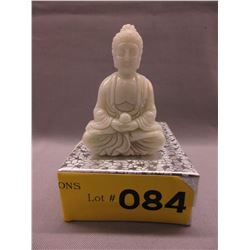 200 CT White Jade Carved Buddha