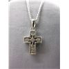 Image 1 : New - Cross Necklace set with 6 Diamonds