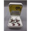 Image 2 : New - Ruby & Pearl Earrings - French hook