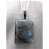 Image 1 : Blue Labradorite & Sterling Silver Necklace