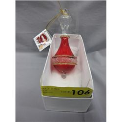 Egyptian Mouth blown art glass ornament