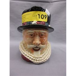"Shorter" English character jug "Beef Eater"