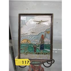 Delft Cloisonné tile- Porceleyne Fles