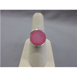 Sterling Silver & Pink Tourmaline Ring