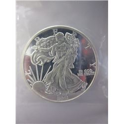 1 Troy Ounce - 2015 Walking Liberty Silver Round