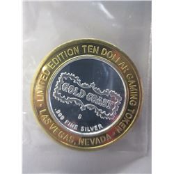 "The Gold Coast" $10 Gaming Token