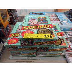 5 Boxes of Don Russ Baseball puzzle & cards