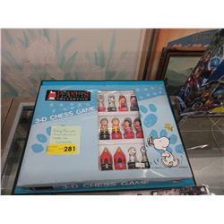 Vintage Peanuts & Charlie Brown chess set