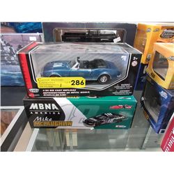 2 Die-Cast scale model cars - new condition
