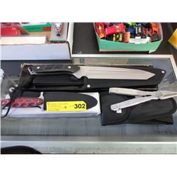 2 New knives & 2 Multi practic tools