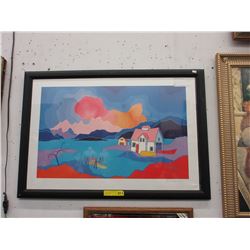 Ted Harrison pencil signed limited edition print