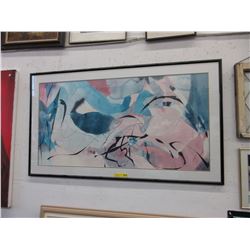 Artist signed print "Boomerang Arrows"