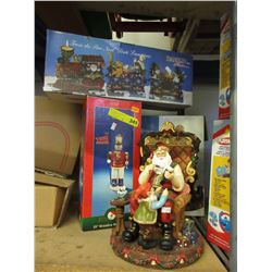 3 Christmas themed ornaments