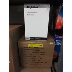Case of new steno notebooks