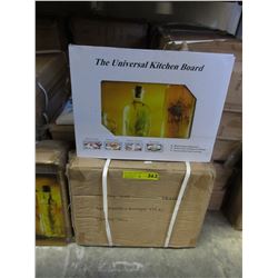 4 Cases of new glass kitchen boards
