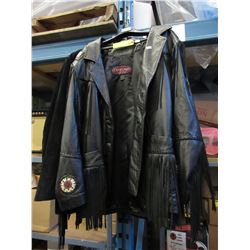 3 Gently used leather jackets