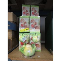 15 New mini teapot & cup set