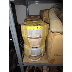 6 New glazed ceramic plant pots
