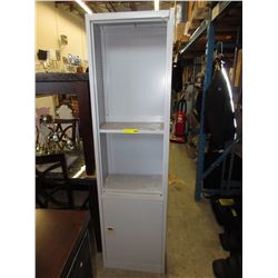 12" Deep - Metal storage cabinet/shelf - used