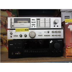 3 Used stereo components