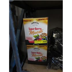 2 Boxes of Jordans Super Berry cereal