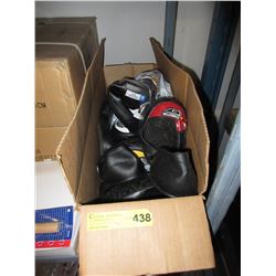 Case of steel toe boot protectors
