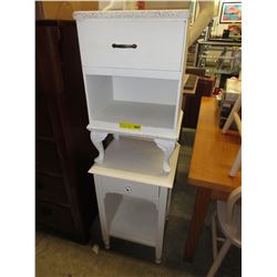 2 Used bedside table - as is
