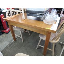 Wood table