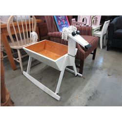 Rocking horse plant stand