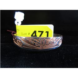 Harold Alfred signed - Copper & Silver bracelet