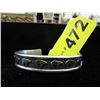 Image 1 : Signed - Navajo Sterling & 14KT Gold cuff bracelet