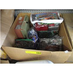 Box of used toys - assorted