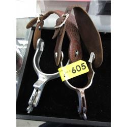 2 Used spurs - not a matched pair
