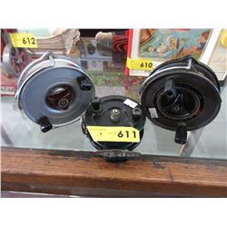3 Used Fishing reels