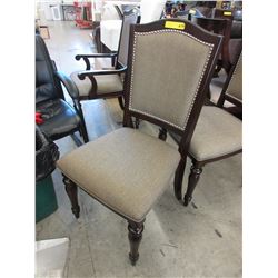 New - Dining chair with upholstered seat & back