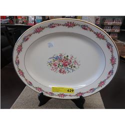 1930s English meat platter