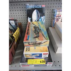 4 Aircraft model kits