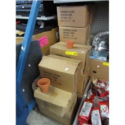 14 Cases of mini pottery plant pots