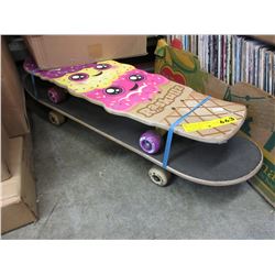 2 Used skateboards
