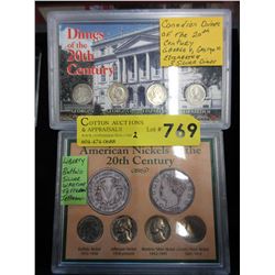 Canadian Dimes & US Nickel sets