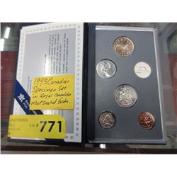 1993 Canadian Specimen set