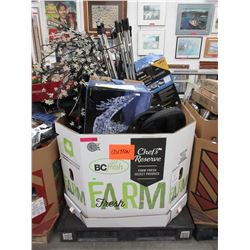 Skid of used and store return goods