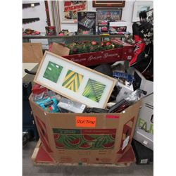 Skid of used and store return goods