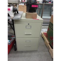 Used 2 Drawer filing cabinet -  letter sized