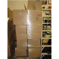 Skid of storage locker goods