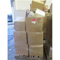 Skid of storage locker goods