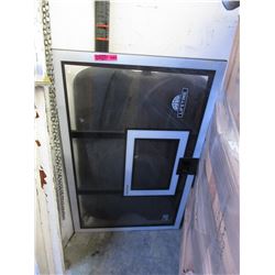 Basketball hoop with shatter proof back