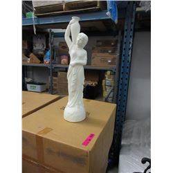 6 Cases of 24" Tall unglazed pottery statuettes