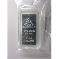.999 Fine Silver "Sydney Mint" Bar - 5 grams